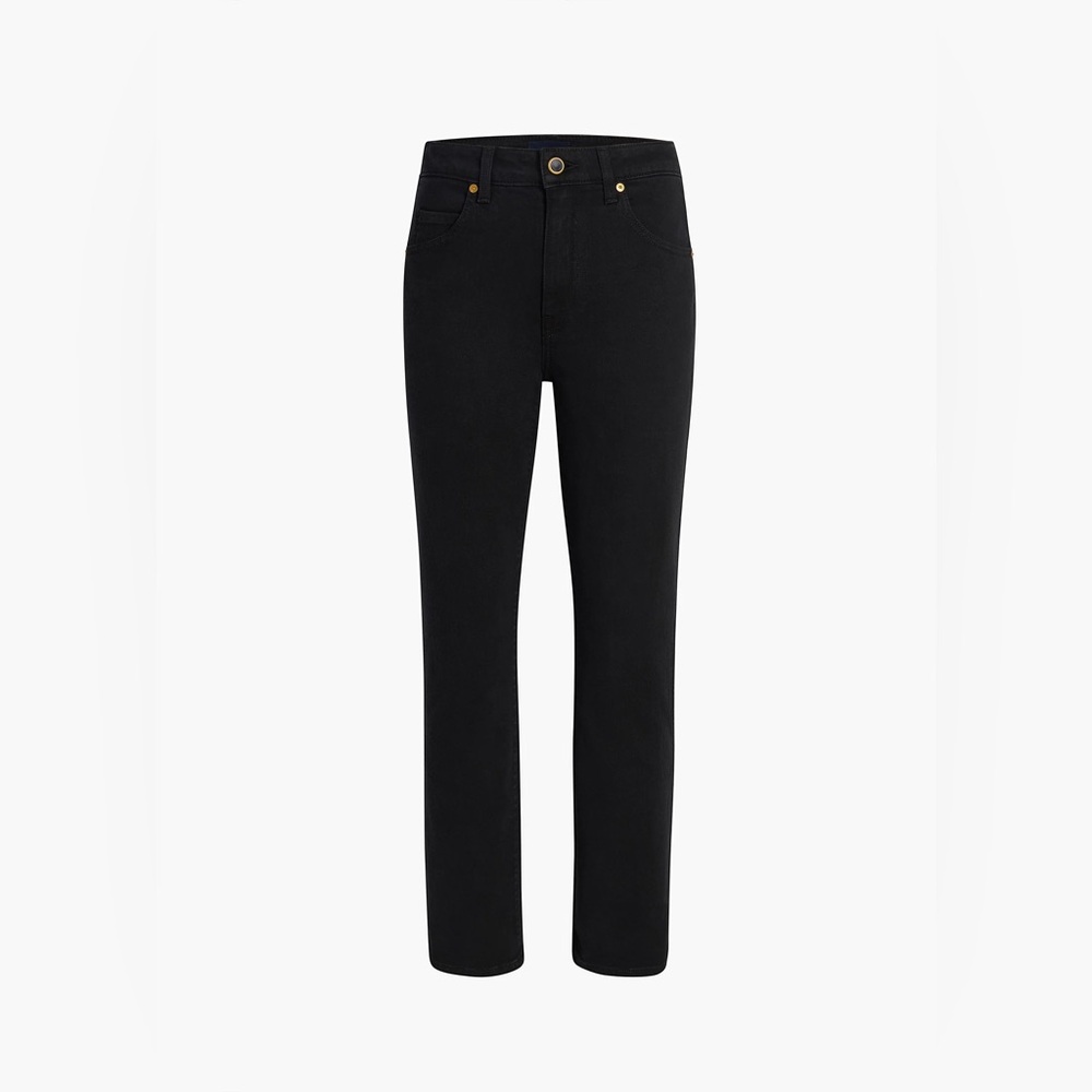 KHAITE Vivian High Rise slim jeans in black, SZ 29